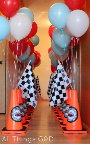 ideas para un cumpleaños de cars