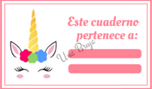 etiqueta unicornio