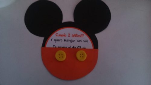 invitaciones mickey