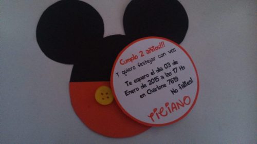 Invitación Mickey