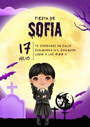 Invitación digital Merlina