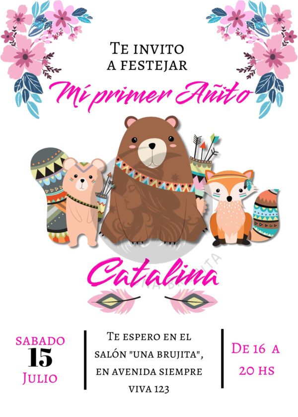 invitacion para primer añito