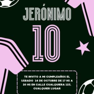 invitacion digital messi