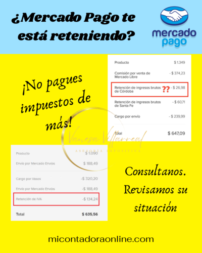 Porque mercado pago me descuenta