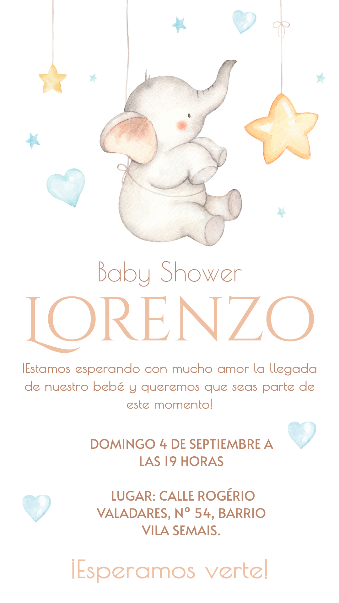 invitacion virtual baby shower