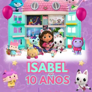 Invitación digital Gabby Dollhouse