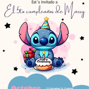 invitación digital stitch