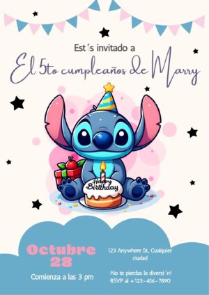 invitación digital stitch