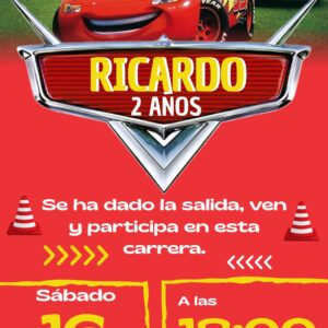 invitación virtual cars