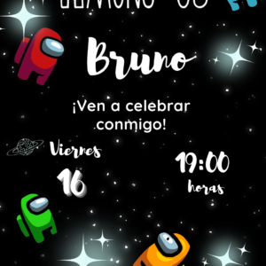 Invitación de Among Us
