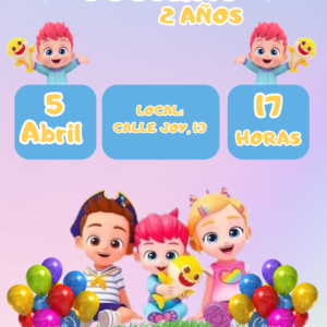 invitacion de bebefinn