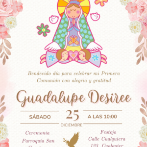 Invitación Digital de Comunión