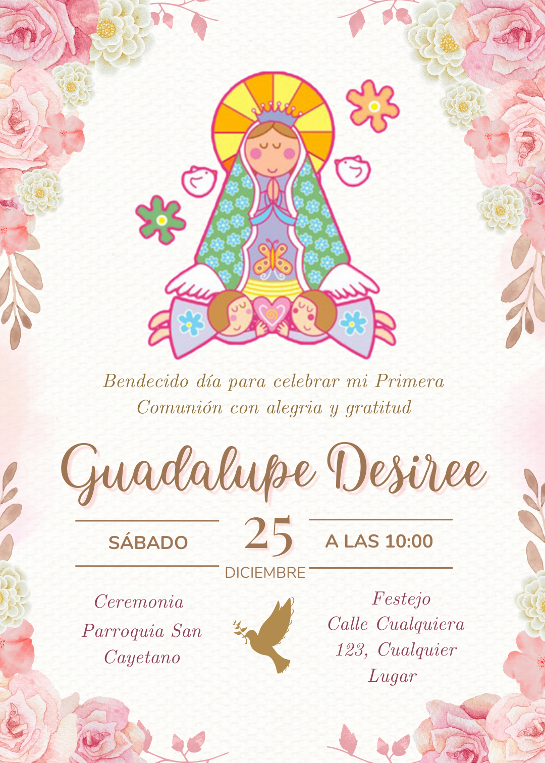 Invitación Digital de Comunión