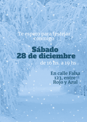 invitacion con movimiento elsa