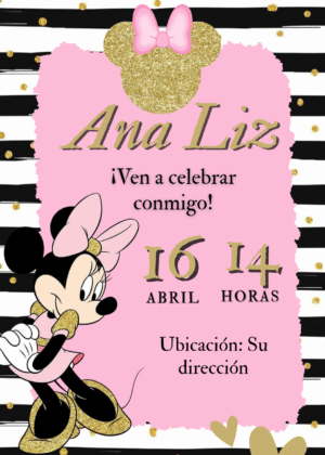 Invitación Virtual de Minnie