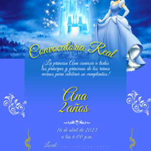 Invitación de Cenicienta