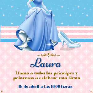 Invitacion digital Cenicienta