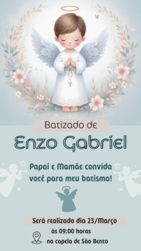 Invitación para Primera Comunión de niño