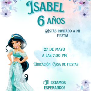 Invitación Virtual de Jazmin