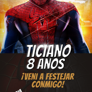 Invitación virtual Spiderman