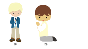 Invitación comunión niño