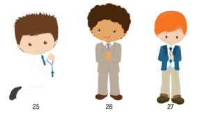 Invitación comunión niño