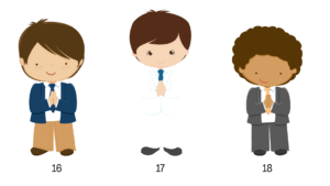 Invitación para comunión niño