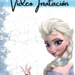 video invitacion de frozen personalizada