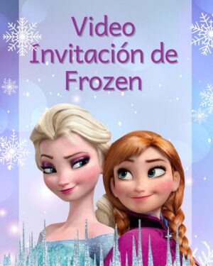 video invitacion de frozen