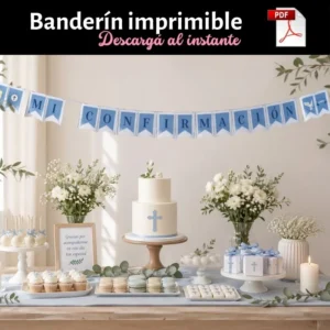 Banderín de Confirmación Imprimible