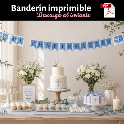 Banderín de Confirmación Imprimible
