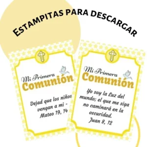 estampitas para comunion gratis