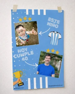 kit 40 años de argentina imprimible