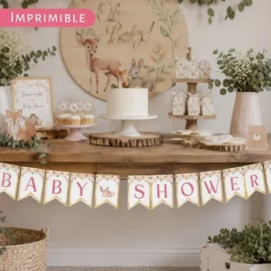 banderin imprimible baby shower