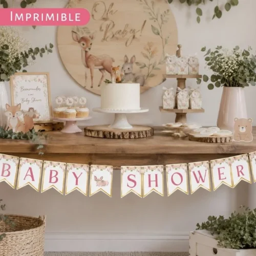 banderin imprimible baby shower