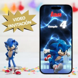 video invitacion sonic