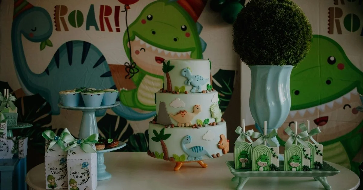 cumpleaños de dinosaurio