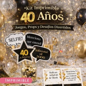 kit 40 años diva night