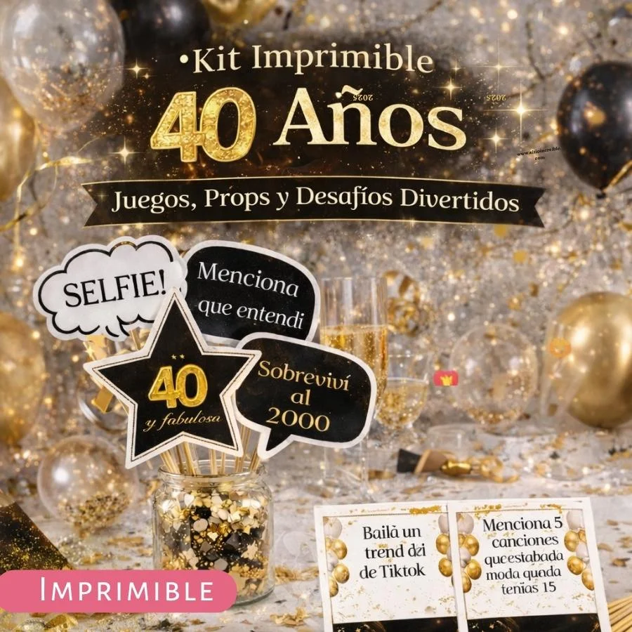kit 40 años diva night