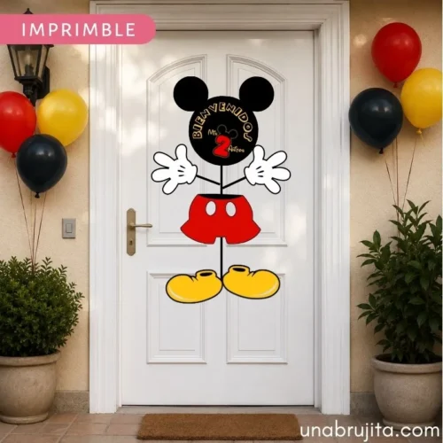 cartel imprimible de mickey