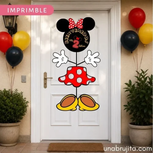 cartel imprimible de minnie