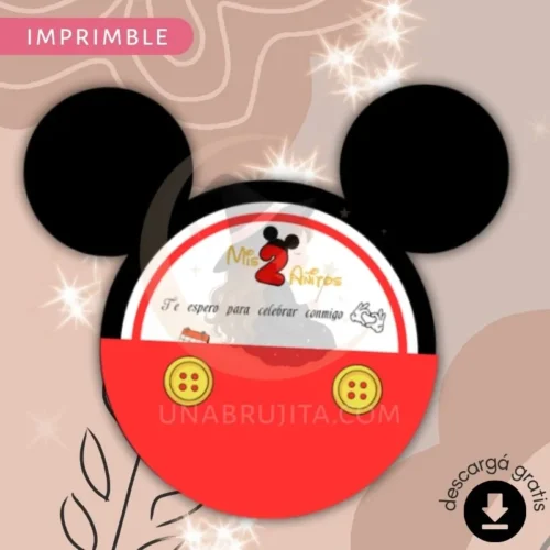 invitacion de mickey descarga gratuita