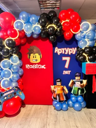 decoracion para un cumpleaños de roblox