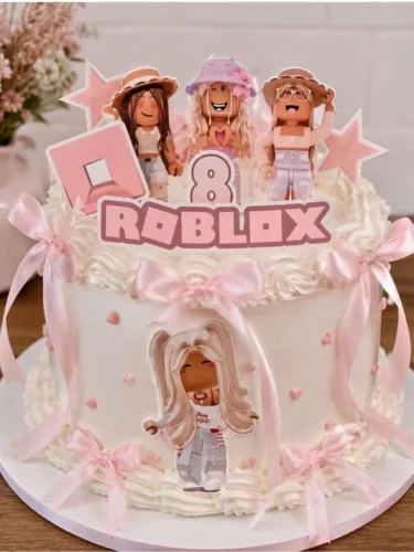 tortas de roblox para niña