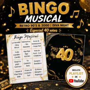 bingo musical 90s 2000s