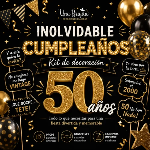 decoracion para 50 años